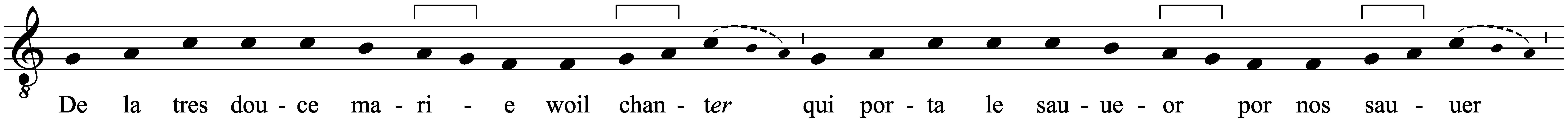 Work musical notation